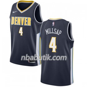 NBA Mænd Trøje Denver Nuggets Paul Millsap 4 Nike 2017-18 Navy Swingman